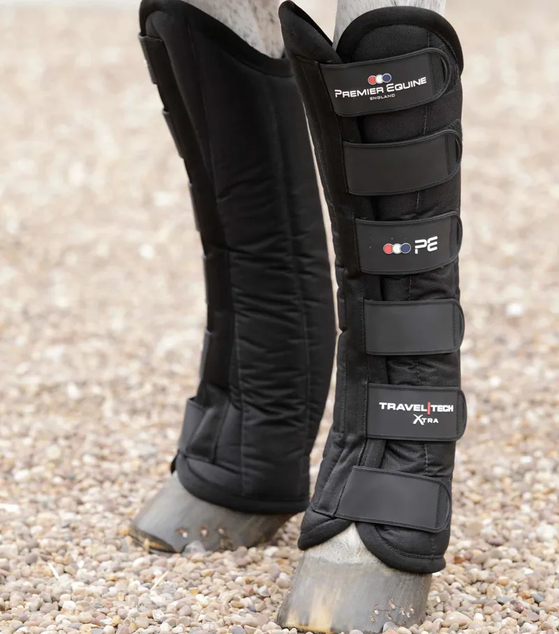 Premier Equine Travel-Tech Xtra Travel Boots Black 3 Premier Equine Travel-Tech Xtra Travel Boots Black