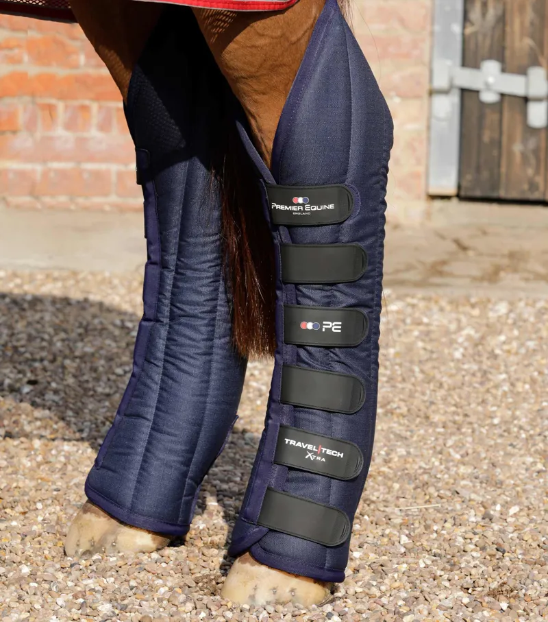 Premier Equine Travel-Tech Xtra Travel Boots Navy 4 Premier Equine Travel-Tech Xtra Travel Boots Navy - Image 2