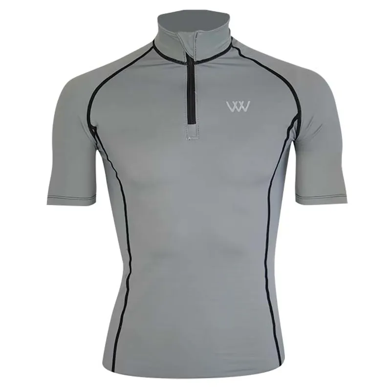 Woof Wear Short Sleeve Performance Riding Shirt - Brushed Steel 3 Woof Wear Short Sleeve Performance Riding Shirt - Brushed Steel