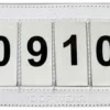 Woof Wear 4 Digit Dressage Number Holder White -Equestrian Supplies Shop WS002620 20420Digit20Number20Holder20White
