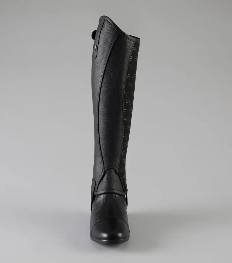 Premier Equine Actio Leather Half Chaps Black 4 Premier Equine Actio Leather Half Chaps Black - Image 2