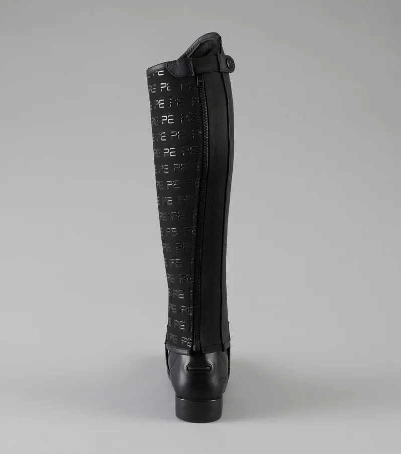 Premier Equine Actio Leather Half Chaps Black 5 Premier Equine Actio Leather Half Chaps Black - Image 3