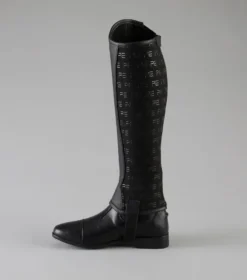 Premier Equine Actio Leather Half Chaps Black 11 Premier Equine Actio Leather Half Chaps Black -Equestrian Supplies Shop actio chaps 5