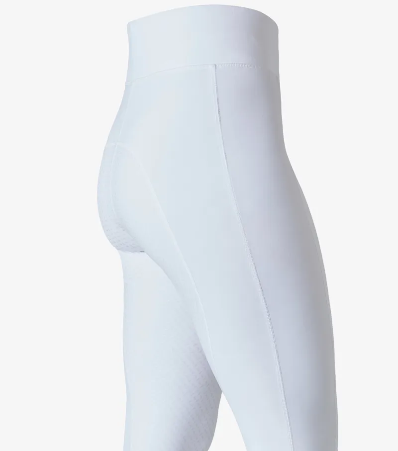 Premier Equine Aresso Ladies Full Seat Gel Riding Tights White 8 Premier Equine Aresso Ladies Full Seat Gel Riding Tights White - Image 6