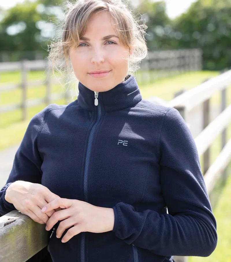 Premier Equine Ascendo Microfleece Riding Top Navy 3 Premier Equine Ascendo Microfleece Riding Top Navy