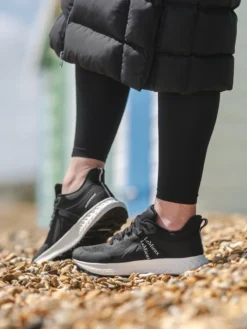 LeMieux Trax Waterproof Trainer - Black -Equestrian Supplies Shop black 3077