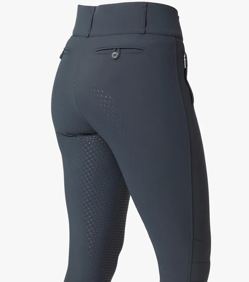 Premier Equine Carapello Ladies Full Seat Gel Riding Breeches Anthracite 6 Premier Equine Carapello Ladies Full Seat Gel Riding Breeches Anthracite - Image 4