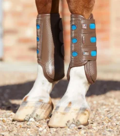 Premier Equine Carbon Tech Air Cooled Eventing Front Boots Brown