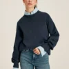 Joules Women's Amina Crew Neck Sweatshirt - French Navy -Equestrian Supplies Shop cdn.joules 103