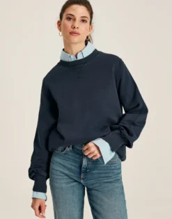 Joules Women's Amina Crew Neck Sweatshirt - French Navy