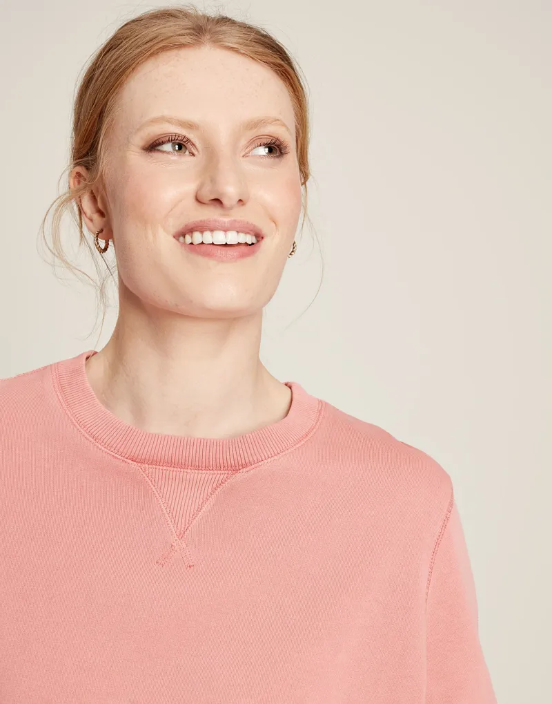 Joules Women's Amina Crew Neck Sweatshirt - Soft Pink 4 Joules Women's Amina Crew Neck Sweatshirt - Soft Pink - Image 2