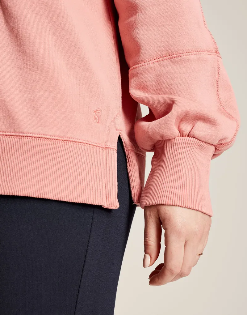 Joules Women's Amina Crew Neck Sweatshirt - Soft Pink 5 Joules Women's Amina Crew Neck Sweatshirt - Soft Pink - Image 3