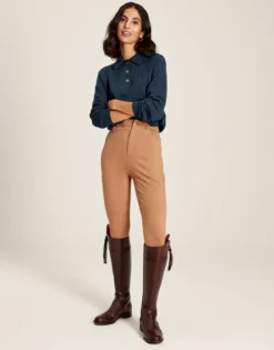 Joules Women's Mia Collared Pointelle Jumper - French Navy 12 Joules Women's Mia Collared Pointelle Jumper - French Navy -Equestrian Supplies Shop cdn.joules 145