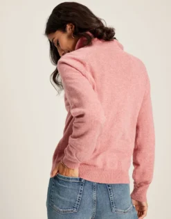 Joules Women's Mia Collared Pointelle Jumper - Pink -Equestrian Supplies Shop cdn.joules 151