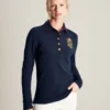 Joules Women's Ashley Long Sleeved Polo - French Navy 2 Joules Women's Ashley Long Sleeved Polo - French Navy -Equestrian Supplies Shop cdn.joules 182