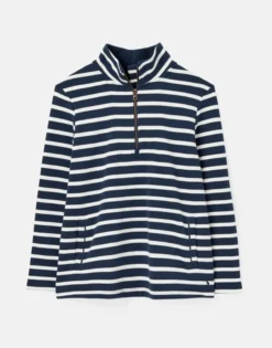 Joules Pip Stripe Zip Front Top - Navy Creme Stripe 13 Joules Pip Stripe Zip Front Top - Navy Creme Stripe -Equestrian Supplies Shop cdn.joules 42