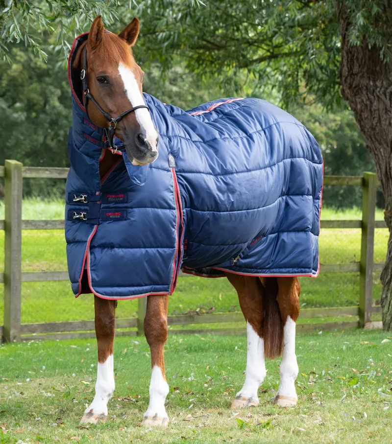 Premier Equine Combo Stable Rug 400g Navy 3 Premier Equine Combo Stable Rug 400g Navy
