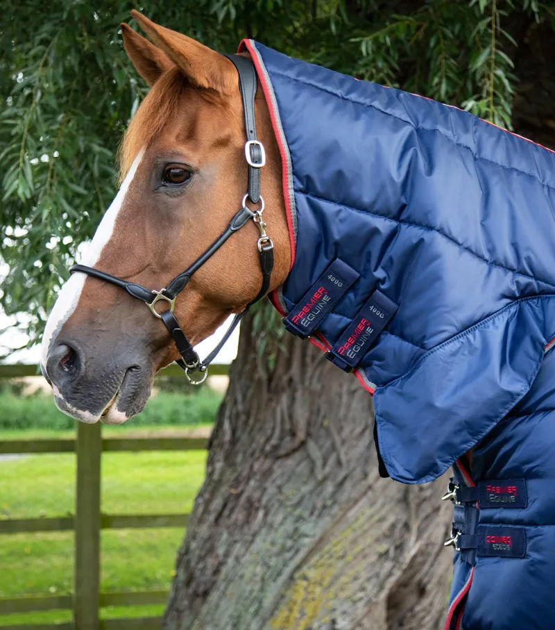 Premier Equine Combo Stable Rug 400g Navy 4 Premier Equine Combo Stable Rug 400g Navy - Image 2