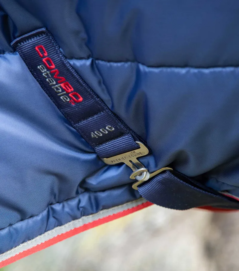 Premier Equine Combo Stable Rug 400g Navy 7 Premier Equine Combo Stable Rug 400g Navy - Image 5