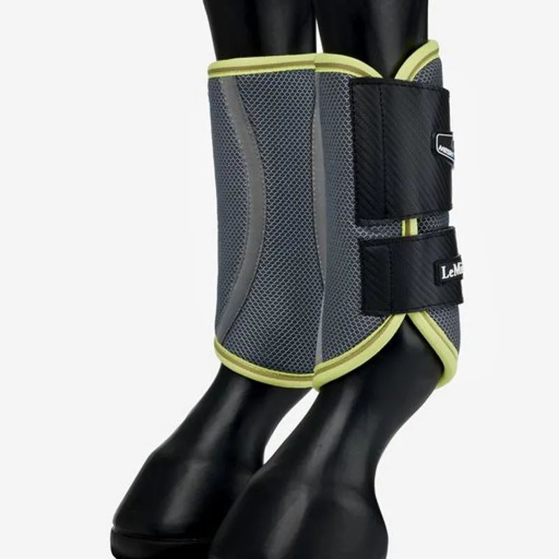 LeMieux Carbon Mesh Wrap Boots Kiwi 3 LeMieux Carbon Mesh Wrap Boots Kiwi