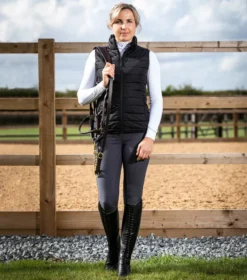 Premier Equine Dante Ladies Gilet Black 11 Premier Equine Dante Ladies Gilet Black -Equestrian Supplies Shop dante ladies gilet black 2 2