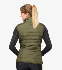 Premier Equine Dante Ladies Gilet Olive 10 Premier Equine Dante Ladies Gilet Olive -Equestrian Supplies Shop dante ladies gilet green 3