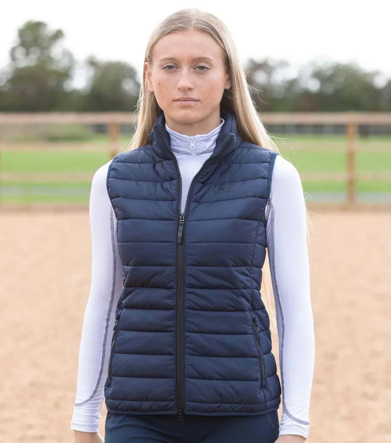 Premier Equine Dante Ladies Gilet Navy 3 Premier Equine Dante Ladies Gilet Navy