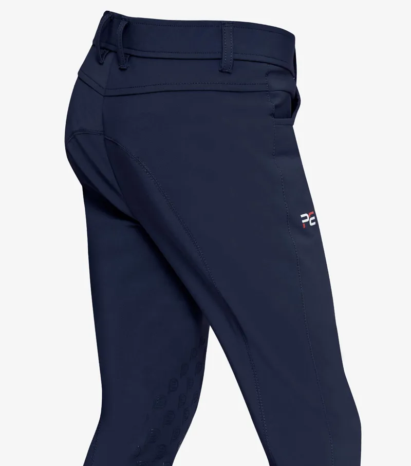 Premier Equine Derby Boys Riding Breeches Navy 6 Premier Equine Derby Boys Riding Breeches Navy - Image 4