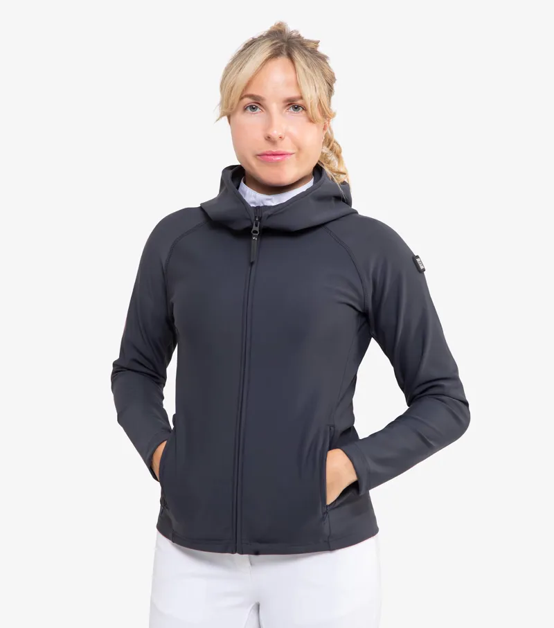 Premier Equine Destino Ladies Technical Hooded Riding Jacket Grey 4 Premier Equine Destino Ladies Technical Hooded Riding Jacket Grey - Image 2