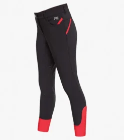 Premier Equine Diablo Junior Unisex Riding Breeches Black
