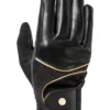 Mountain Horse Diamond Rider Glove - Gold/Black -Equestrian Supplies Shop diamond20glove gold