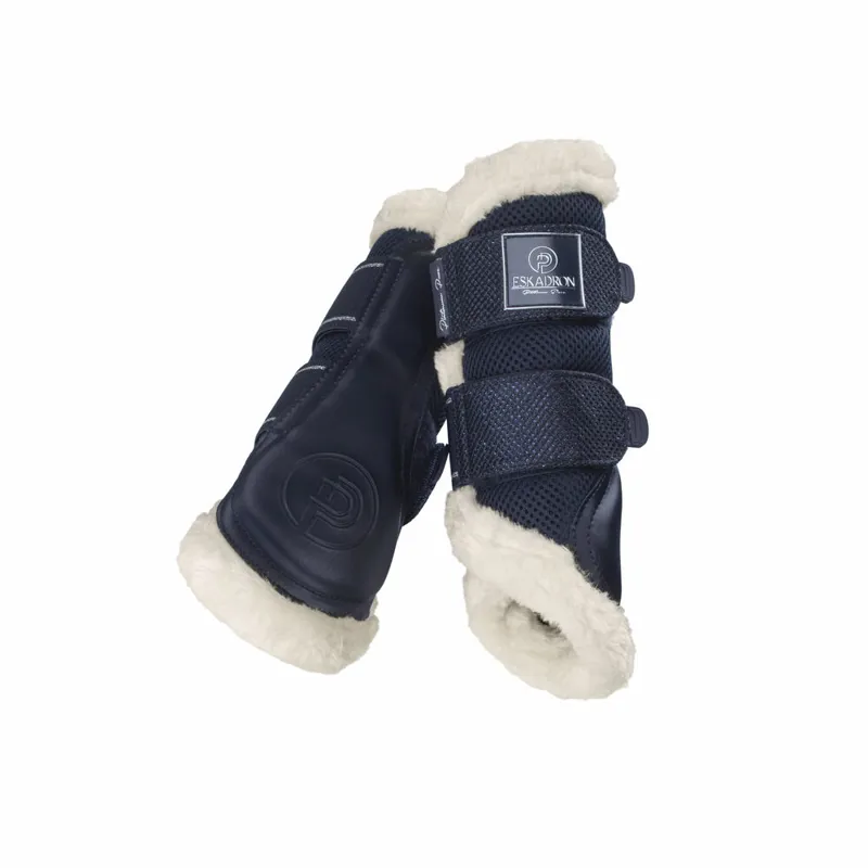 Eskadron Platinum Pure Mesh Evo-Wool Tendon Boots Navy 4 Eskadron Platinum Pure Mesh Evo-Wool Tendon Boots Navy - Image 2