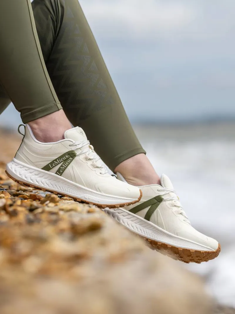 LeMieux Trax Waterproof Trainer - Ecru 4 LeMieux Trax Waterproof Trainer - Ecru - Image 2