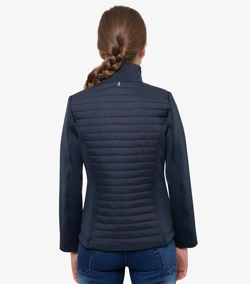 Premier Equine Mini Elena Girl's Hybrid Riding Jacket Navy 5 Premier Equine Mini Elena Girl's Hybrid Riding Jacket Navy - Image 3