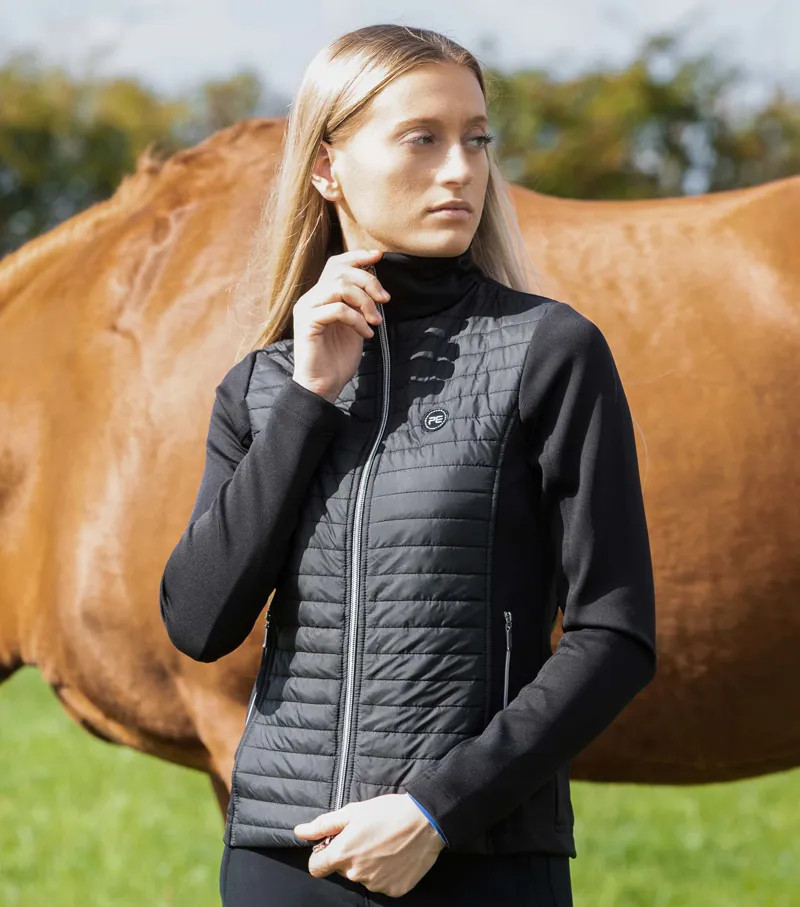 Premier Equine Elena Ladies Hybrid Technical Riding Jacket Black 3 Premier Equine Elena Ladies Hybrid Technical Riding Jacket Black