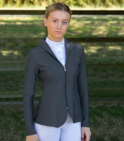 Premier Equine Finio Ladies Competition Show Jacket Grey