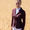 Premier Equine Finio Ladies Competition Show Jacket Plum 2 Premier Equine Finio Ladies Competition Show Jacket Plum -Equestrian Supplies Shop finio competition jacket wine 1