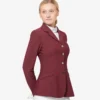 Premier Equine Hagen Ladies Competition Jacket Wine 1 Premier Equine Hagen Ladies Competition Jacket Wine -Equestrian Supplies Shop hagen competition jacket wine 1