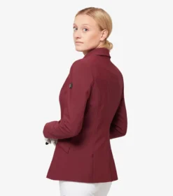 Premier Equine Hagen Ladies Competition Jacket Wine -Equestrian Supplies Shop hagen competition jacket wine 3