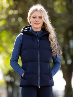 LeMieux Kenza Puffer Gilet Navy