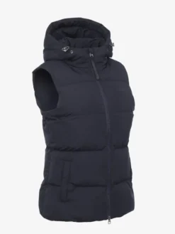 LeMieux Kenza Puffer Gilet Navy 14 LeMieux Kenza Puffer Gilet Navy -Equestrian Supplies Shop it03573 product kenzapuffergilet navy 3