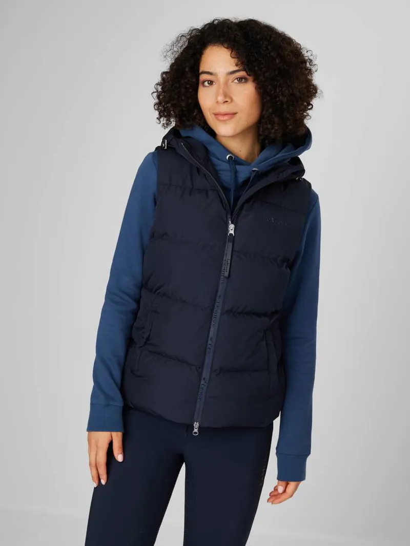 LeMieux Kenza Puffer Gilet Navy 6 LeMieux Kenza Puffer Gilet Navy - Image 4