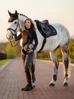 LeMieux Adour Hat Silk Black -Equestrian Supplies Shop it03852 lifestyle adourhatsilk black 1 copy