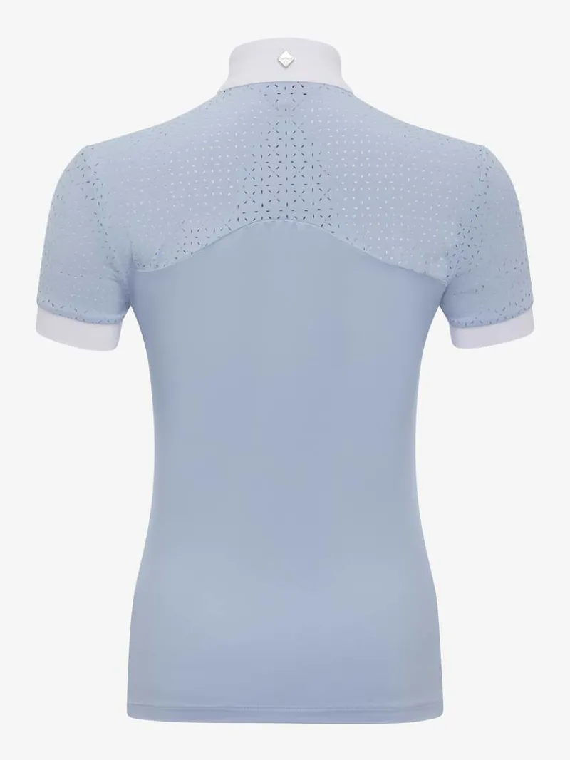 LeMieux Olivia Short Sleeve Show Shirt Mist 8 LeMieux Olivia Short Sleeve Show Shirt Mist - Image 6