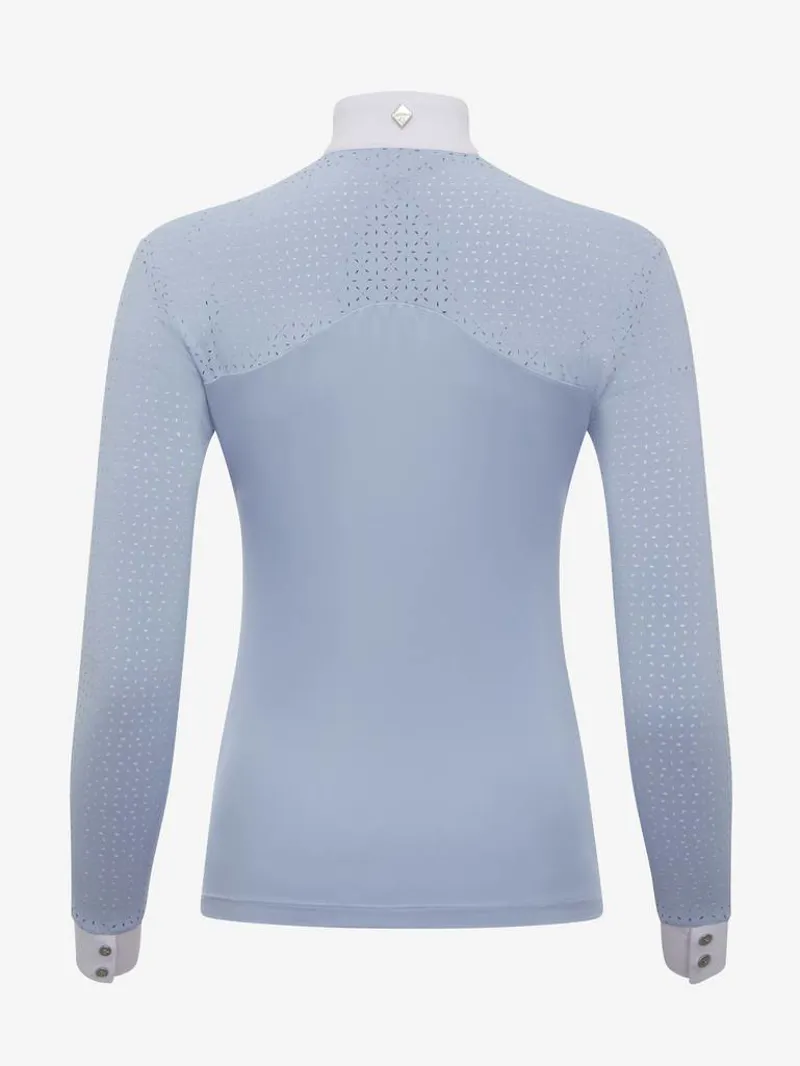 LeMieux Olivia Long Sleeve Show Shirt Mist 8 LeMieux Olivia Long Sleeve Show Shirt Mist - Image 6