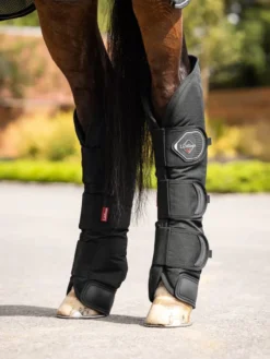 LeMieux Travel Boots Black -Equestrian Supplies Shop it04494 lifestyle travelboots black 6