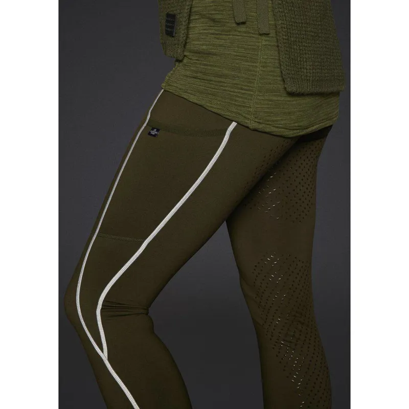Mountain Horse Jade Tech Tights Jr Green 4 Mountain Horse Jade Tech Tights Jr Green - Image 2