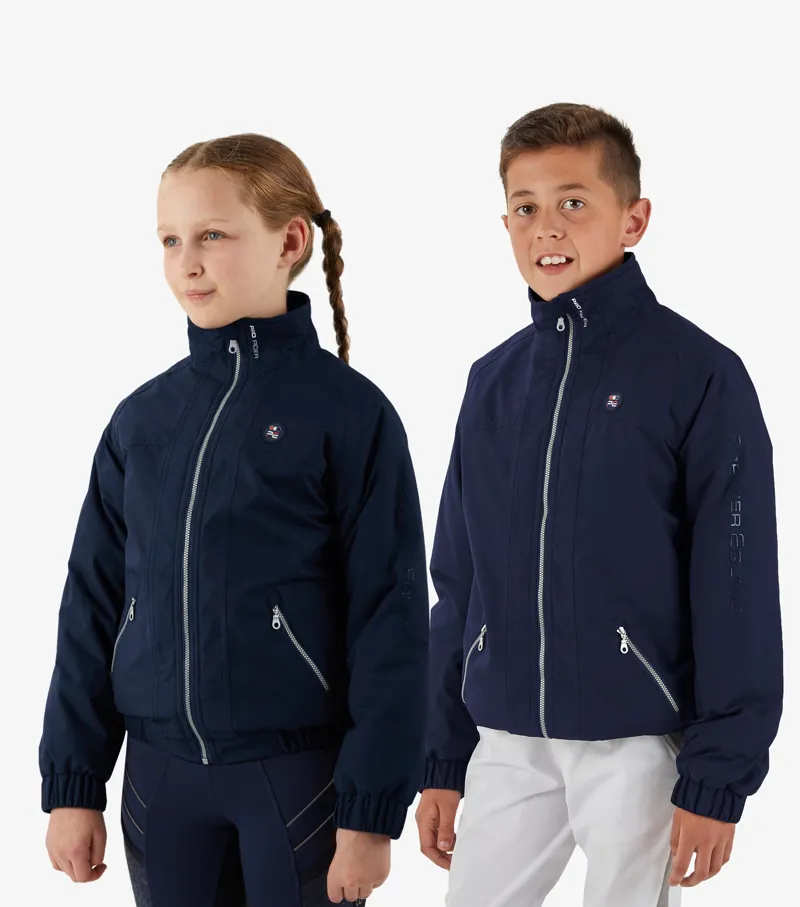 Premier Equine Junior Pro Rider Unisex Riding Jacket Navy 3 Premier Equine Junior Pro Rider Unisex Riding Jacket Navy