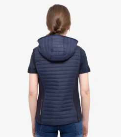 Premier Equine Mini Lamera Girl's Hybrid Riding Gilet Navy -Equestrian Supplies Shop lamera kids gilet navy 2