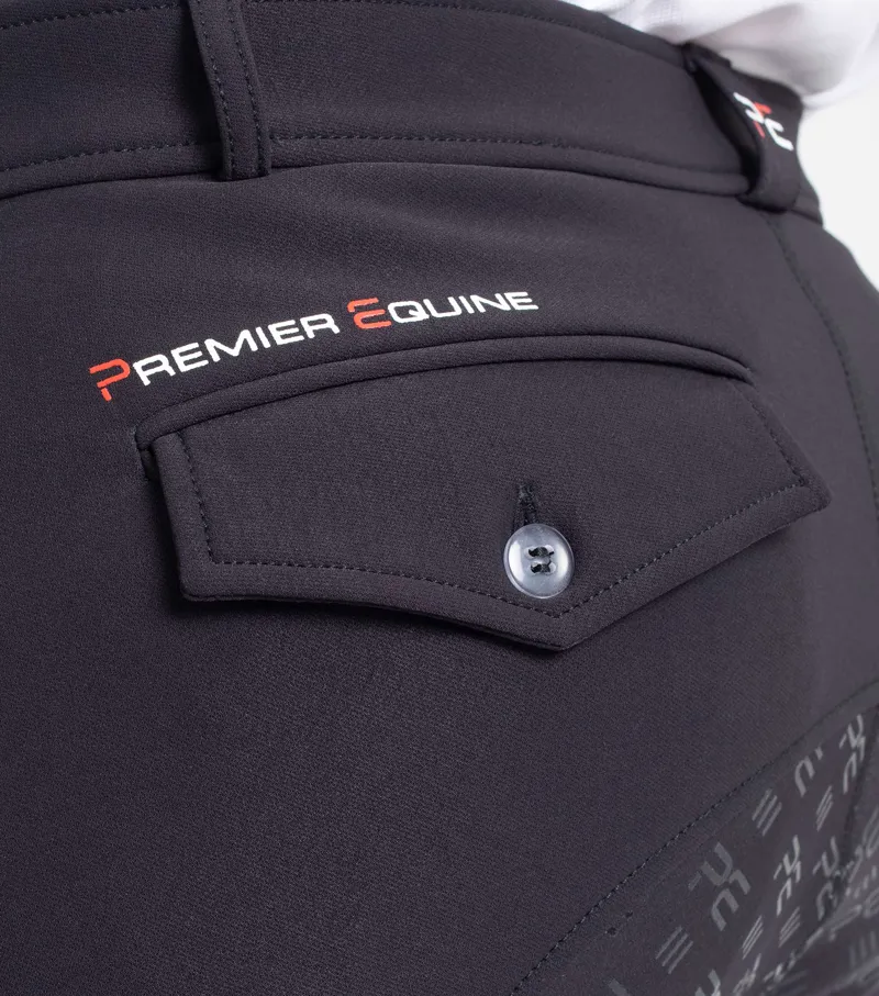 Premier Equine Levanzo Men's Full Seat Gel Riding Breeches Black 6 Premier Equine Levanzo Men's Full Seat Gel Riding Breeches Black - Image 4